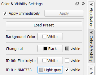 ImportQualityControlCathode_ColorandVisibilityDialog