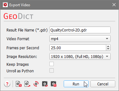ImportQualityControlCathode_ExportVideoDialog