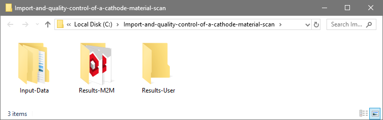 ImportQualityControlCathode_TutorialFolder