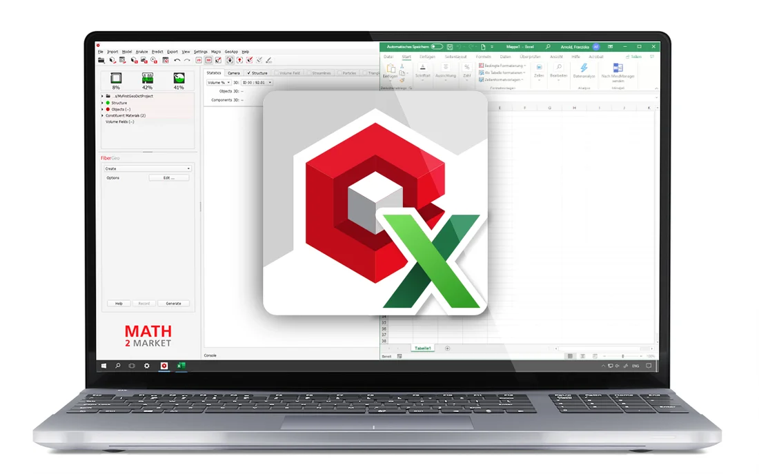 GeoDexcel: GeoDict interface to Microsoft Excel®