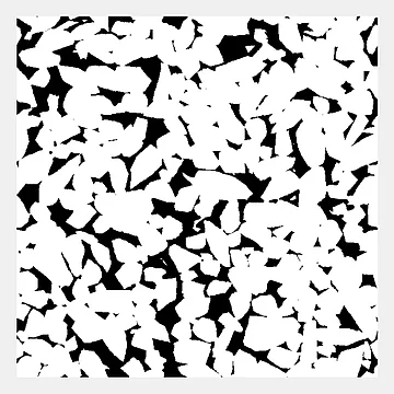 Geometrie des digitalen Zwillings. Ein 2D-Schnitt der Geometrie.